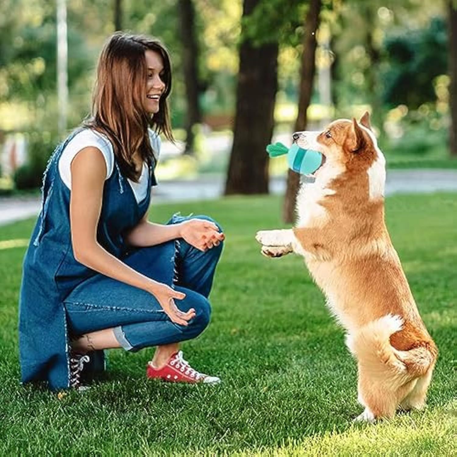Interactive Treat Dispensing Dog Toys Different Functions Interactive Dog Puzzle Toys Balls For Medium Large Dogs Dog Treat Toys Dog Puzzle Toys Durable Rubber Dog Chew Toys - Image 6