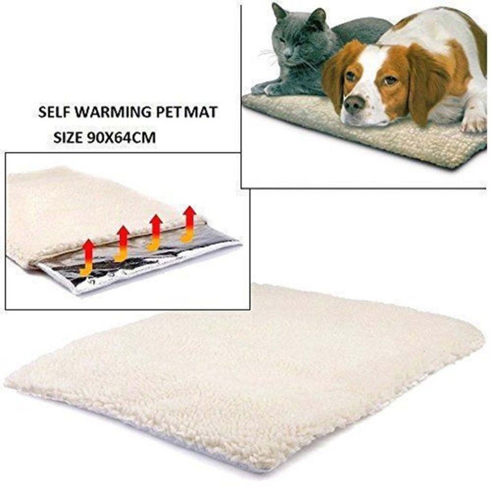 Self Heating Dog Cat Blanket Pet Bed Thermal Washable No Electric Blanket Super Soft Puppy Kitten Blanket Beds Mat - Image 4