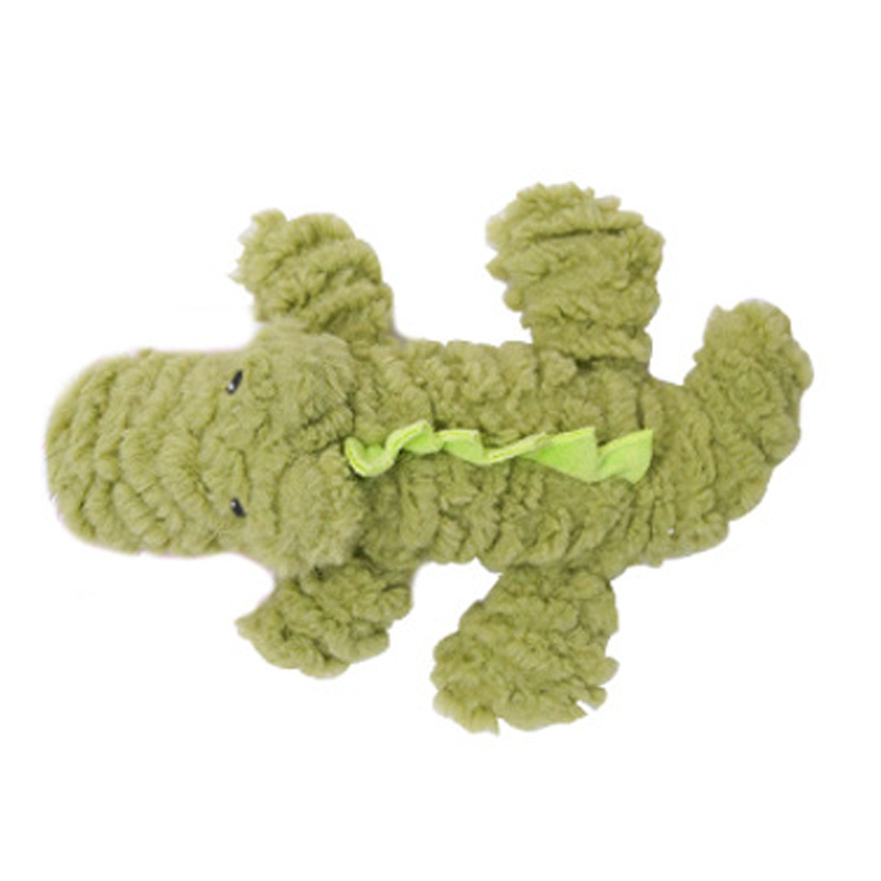 Plush Dog Toy Animals Shape Bite Resistant Squeaky Toys Corduroy Dog Toys For Small Large Dogs Puppy Pets Training Accessories - Image 8