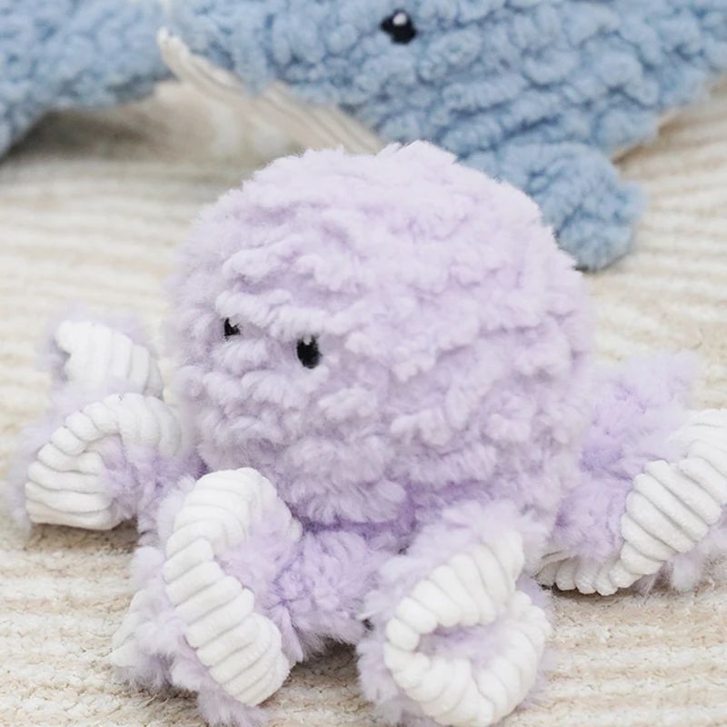 Plush Dog Toy Animals Shape Bite Resistant Squeaky Toys Corduroy Dog Toys For Small Large Dogs Puppy Pets Training Accessories - Image 3