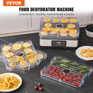 Food Dehydrator Machine, 5-Tray Fruit Dehydrator, 300W Electric Food Dryer Digital Adjustable Timer & Temperature For Jerky, Herb, Meat, Beef, Fruit, Dog Treats And Vegetables, ETL Listed